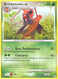 Kricketune - Mysterious Treasures (MT) #27/123 - Rare Pokémon Trading Card