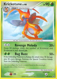 Kricketune - Platinum (PL) #32/127 - Rare Pokémon Trading Card