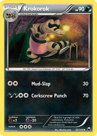 Krokorok - Dark Explorers (DEX) #65/108 - Uncommon Pokémon Trading Card