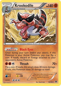 Krookodile - Emerging Powers (EPO) #62/98 - Rare Pokémon Trading Card