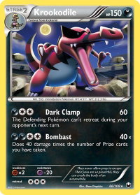 Krookodile - Dark Explorers (DEX) #66/108 - Holo Rare Pokémon Trading Card