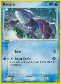 Kyogre - 006/106 - Emerald (EM) #6/106 - Holo Rare Pokémon Trading Card