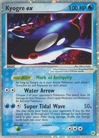 Kyogre ex - Hidden Legends (HL) #94/101 - Ultra Rare Pokémon Trading Card