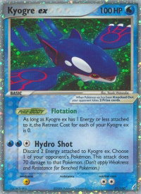 Kyogre ex - Crystal Guardians (CG) #95/100 - Ultra Rare Pokémon Trading Card