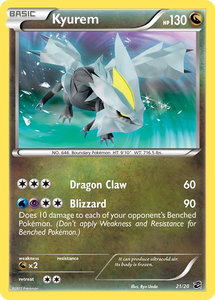 Kyurem - Dragon Vault (DRV) #21/20 - Holo Rare Pokémon Trading Card