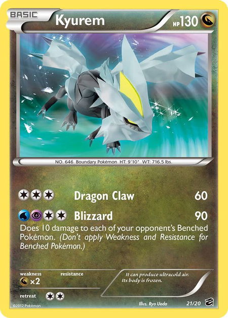 Kyurem - Dragon Vault Pokémon trading card