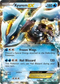 Kyurem EX - Legendary Treasures (LTR) #44/113 - Ultra Rare Pokémon Trading Card