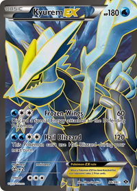 Kyurem EX (96 Full Art) - Next Destinies (NXD) #96/99 - Ultra Rare Pokémon Trading Card