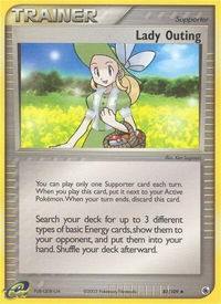 Lady Outing - Ruby and Sapphire (RS) #83/109 - Uncommon Pokémon Trading Card