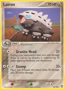 Lairon - Power Keepers (PK) #32/108 - Uncommon Pokémon Trading Card