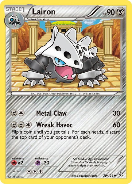 Lairon - Dragons Exalted Pokémon trading card