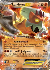 Landorus EX - Boundaries Crossed (BCR) #89/149 - Ultra Rare Pokémon Trading Card