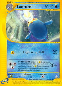 Lanturn (20) - Aquapolis (AQ) #020/147 - Rare Pokémon Trading Card
