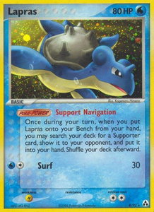 Lapras - Legend Maker (LM) #8/92 - Holo Rare Pokémon Trading Card