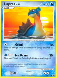 Lapras - Platinum (PL) #79/127 - Common Pokémon Trading Card