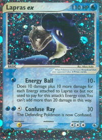 Lapras ex - Ruby and Sapphire (RS) #99/109 - Ultra Rare Pokémon Trading Card