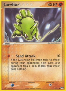 Larvitar - POP Series 1 (POP) #011/017 - Common Pokémon Trading Card