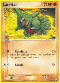 Larvitar - Unseen Forces (UF) #61/115 - Common Pokémon Trading Card