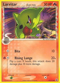 Larvitar (Delta Species) - Delta Species (DS) #73/113 - Common Pokémon Trading Card