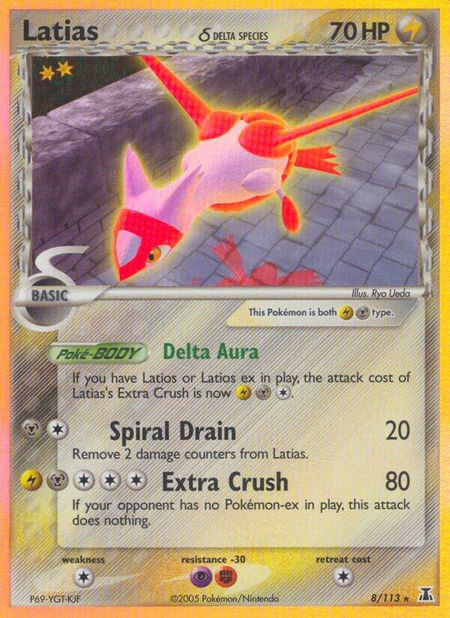 Latias (Delta Species) - Delta Species Pokémon trading card