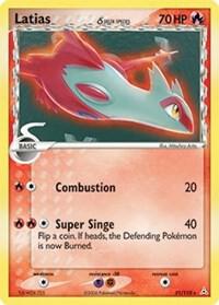 Latias (Delta Species) trading card from Holon Phantoms Latias (Delta Species) - Holon Phantoms Pokémon trading card
