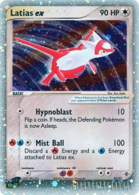 Latias ex - Dragon (DR) #93/97 - Ultra Rare Pokémon Trading Card