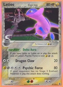 Latios (Delta Species) - Delta Species (DS) #9/113 - Holo Rare Pokémon Trading Card