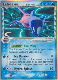 Latios ex (Delta Species) - Dragon Frontiers (DF) #96/101 - Ultra Rare Pokémon Trading Card