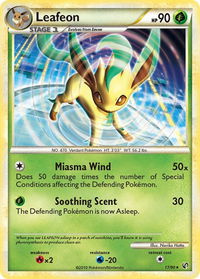 Leafeon - Undaunted (UD) #17/90 - Rare Pokémon Trading Card