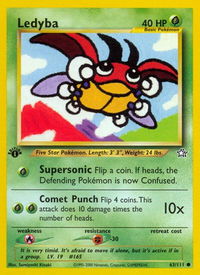 Ledyba - Neo Genesis (N1) #063/111 - Common Pokémon Trading Card