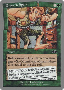 Growth Spurt - Unglued (UGL) #61 - Common Magic: The Gathering Trading Card