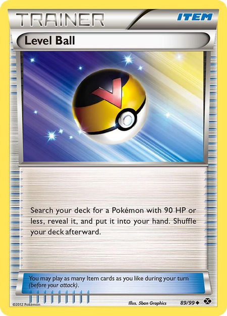 Level Ball - Next Destinies Pokémon trading card