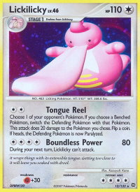 Lickilicky - Secret Wonders (SW) #12/132 - Holo Rare Pokémon Trading Card