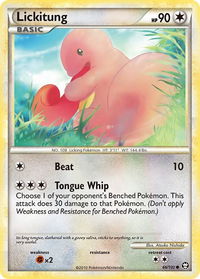 Lickitung - Triumphant (TM) #66/102 - Common Pokémon Trading Card