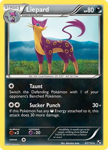 Liepard - Black and White (BLW) #67/114 - Rare Pokémon Trading Card