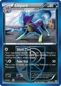Liepard (Team Plasma) - Plasma Storm (PLS) #84/135 - Rare Pokémon Trading Card