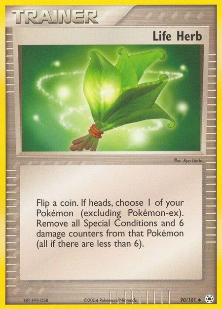 Life Herb - Hidden Legends Pokémon trading card
