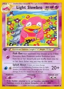 Light Slowbro - Neo Destiny (N4) #051/105 - Uncommon Pokémon Trading Card