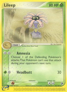 Lileep - 43/100 - Sandstorm (SS) #43/100 - Uncommon Pokémon Trading Card