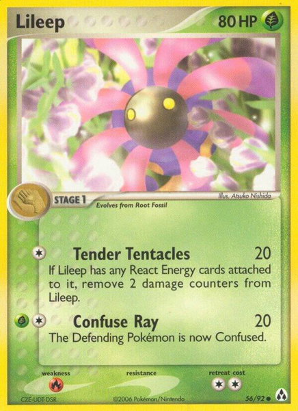 Lileep trading card from Legend Maker Lileep - Legend Maker Pokémon trading card