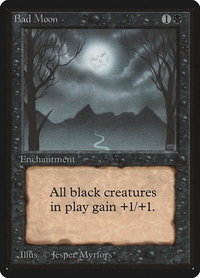 Bad Moon - Beta Edition (LEB) #94 - Rare Magic: The Gathering Trading Card