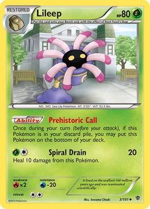 Lileep - Plasma Blast (PLB) #3/101 - Uncommon Pokémon Trading Card