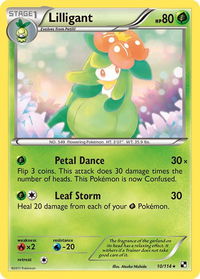 Lilligant - Black and White (BLW) #10/114 - Rare Pokémon Trading Card