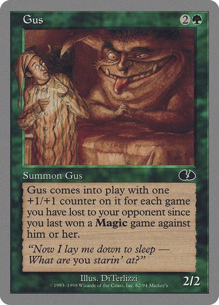 Gus - Unglued Magic: The Gathering trading card