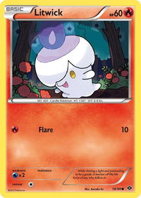 Litwick - Next Destinies (NXD) #18/99 - Common Pokémon Trading Card