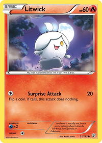 Litwick - Plasma Storm (PLS) #21/135 - Common Pokémon Trading Card