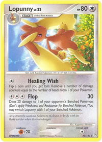 Lopunny - Diamond and Pearl (DP) #30/130 - Rare Pokémon Trading Card