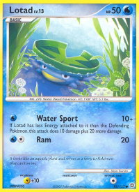 Lotad - Secret Wonders (SW) #92/132 - Common Pokémon Trading Card