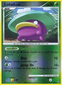 Lotad (Shiny) - Platinum (PL) #SH4 - Holo Rare Pokémon Trading Card