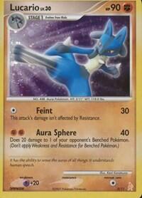 Lucario - DP Trainer Kit: Manaphy & Lucario (PR) #3/11 - Common Pokémon Trading Card